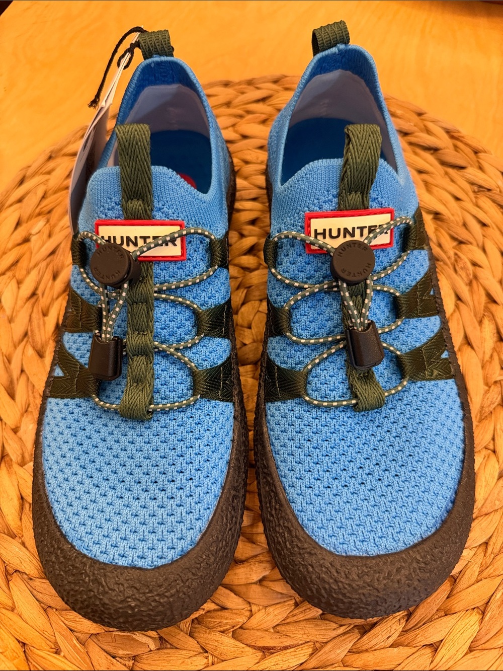 NWT Hunter Women’s Videl Casual Slip-On Flat Water Shoes Size 6 Blue